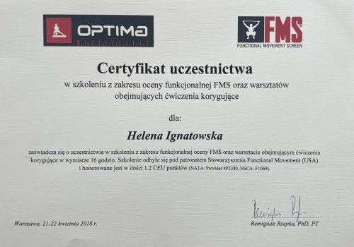 Helena Ignatowska FMS