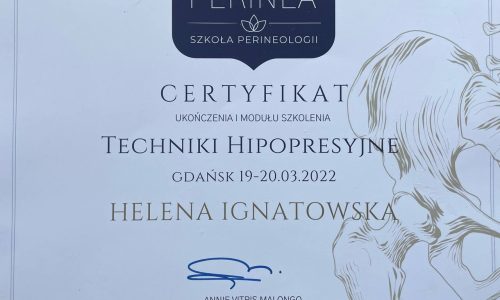 Helena Ignatowska Techniki hipopresyjne